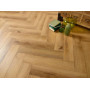 Kensington Luxury LVT Herringbone Oak Smoked Vintage
